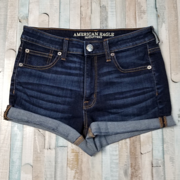 American Eagle Outfitters Pants - American Eagle Hi-Rise Shortie Shorts